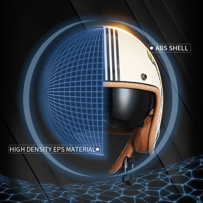 Retro JetLite Open Face Helmet KA2