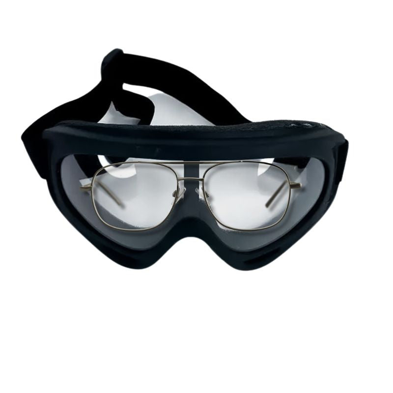 Windroof UV Motorcycle Goggles Fit Over Glasses