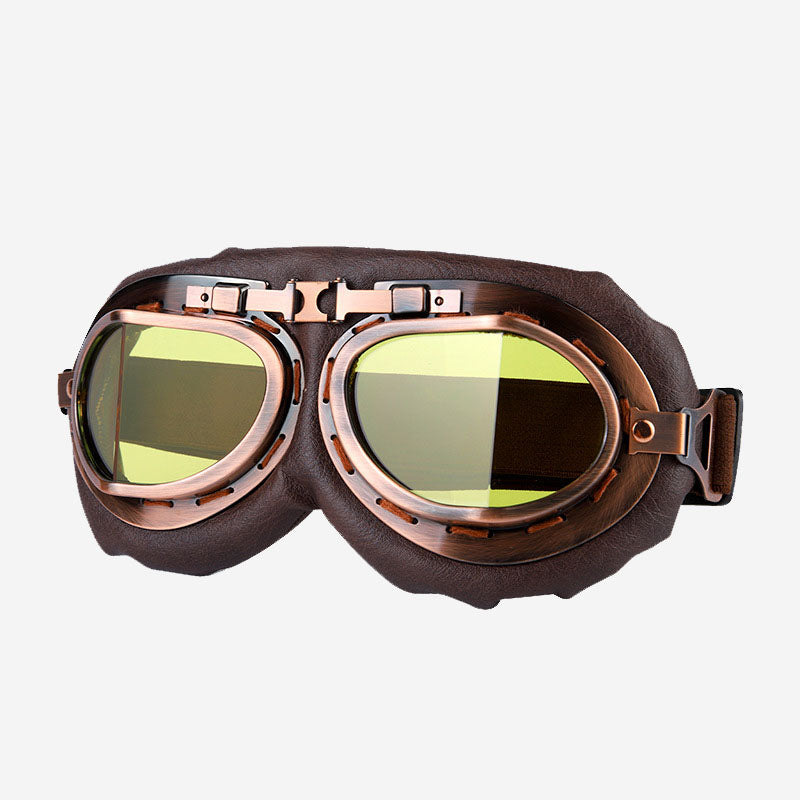 Motorcycle Goggles Bikers Lifestyle   1.retropilotgoggleclearlens 