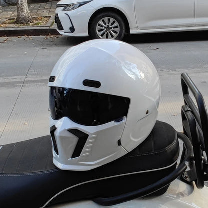 Retro Pilot Motorcycle Helmet – DOT Safety, Timeless Look