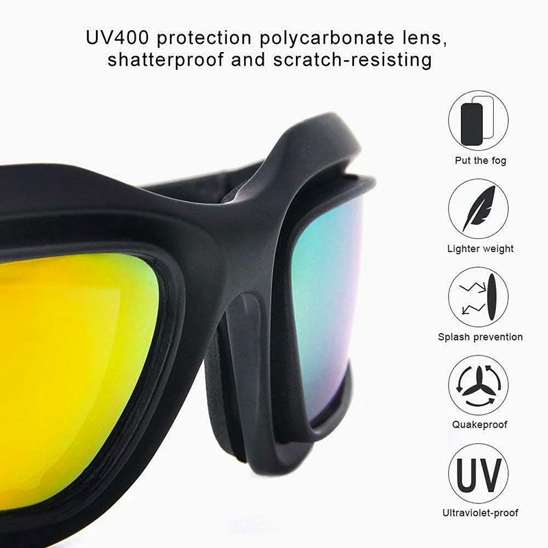 Polarized Motorcycle Sunglasses - UV400