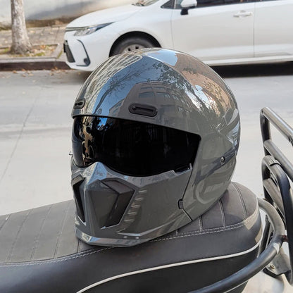 Retro Pilot Motorcycle Helmet – DOT Safety, Timeless Look