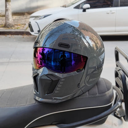 Retro Pilot Motorcycle Helmet – DOT Safety, Timeless Look