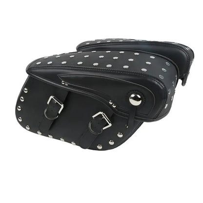 Rivet-Style 50L Motorcycle Saddlebags – Universal Tool Bag