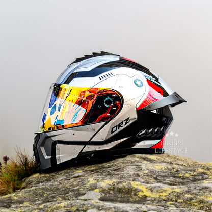 Dual-Lens Modular Helmet ORZ – DOT and ECE Approved (Recall)