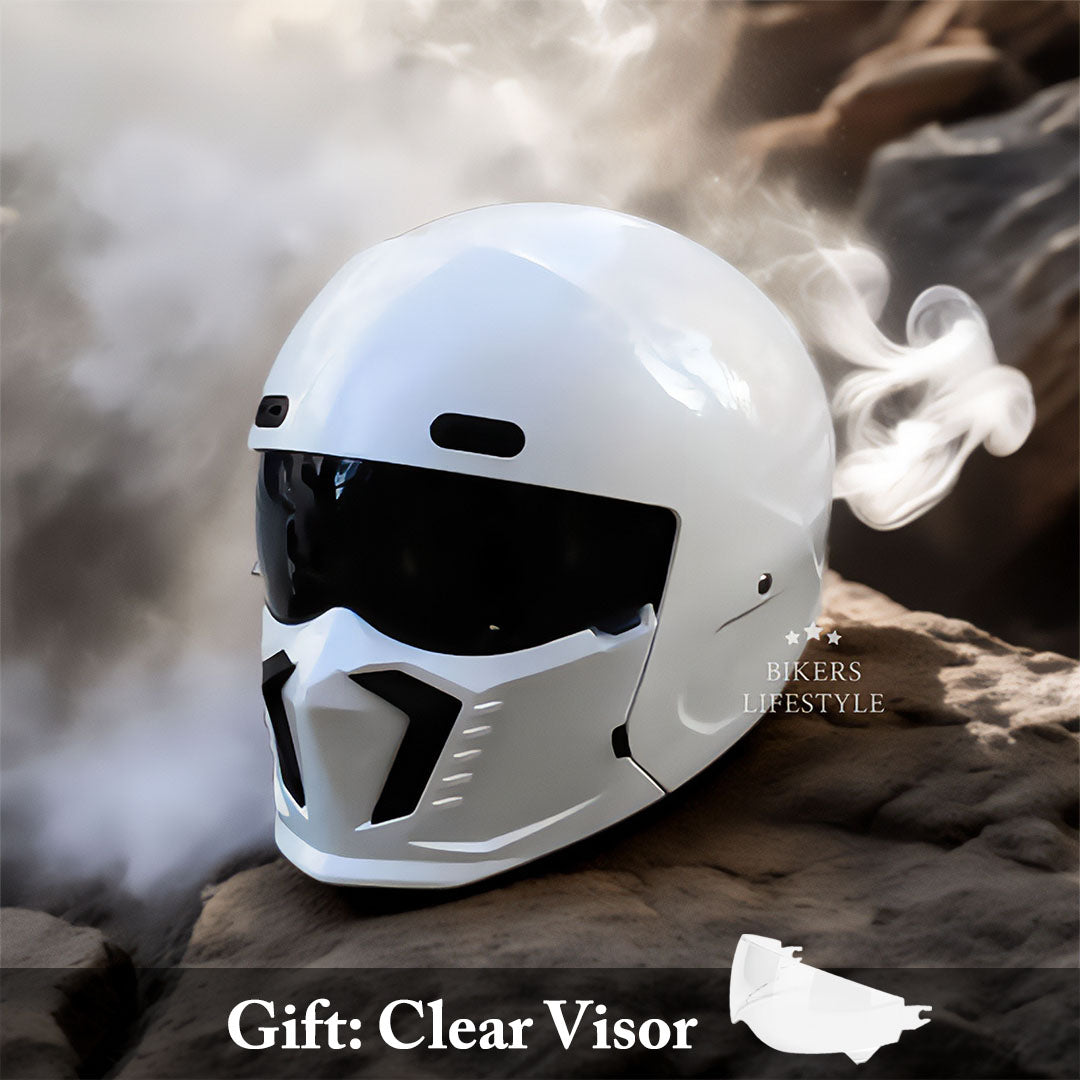 Retro Pilot Motorcycle Helmet – DOT Safety, Timeless Look (Recall)