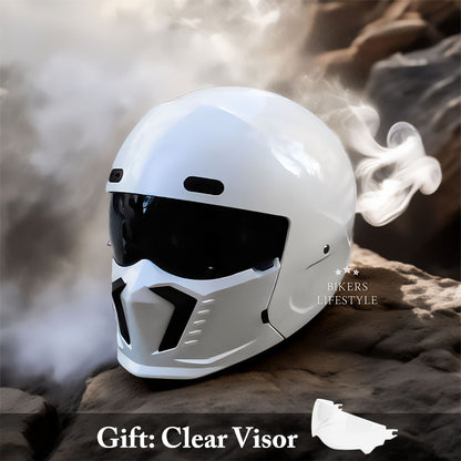 Retro Pilot Motorcycle Helmet – DOT Safety, Timeless Look (Recall)