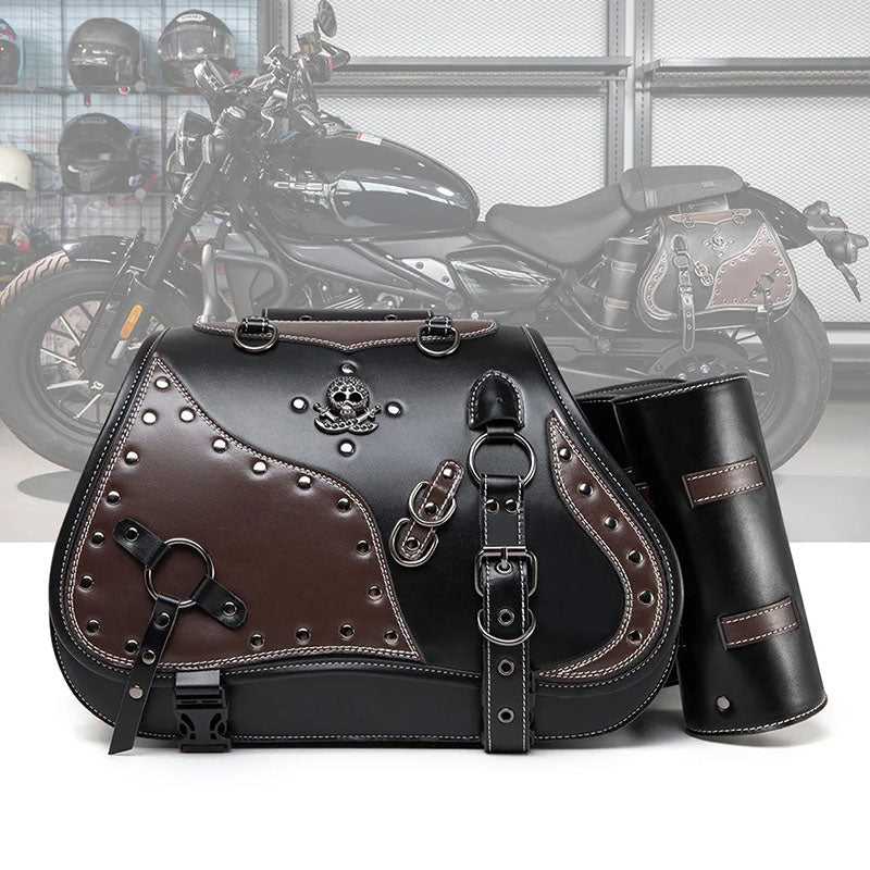 Steampunk Skull Motorcycle Bag