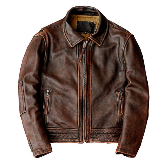 Swallow-Tailed Leather Jacket