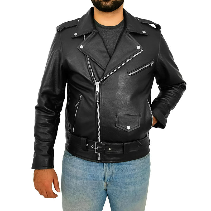 Classic Windproof PU Motorcycle Jacket