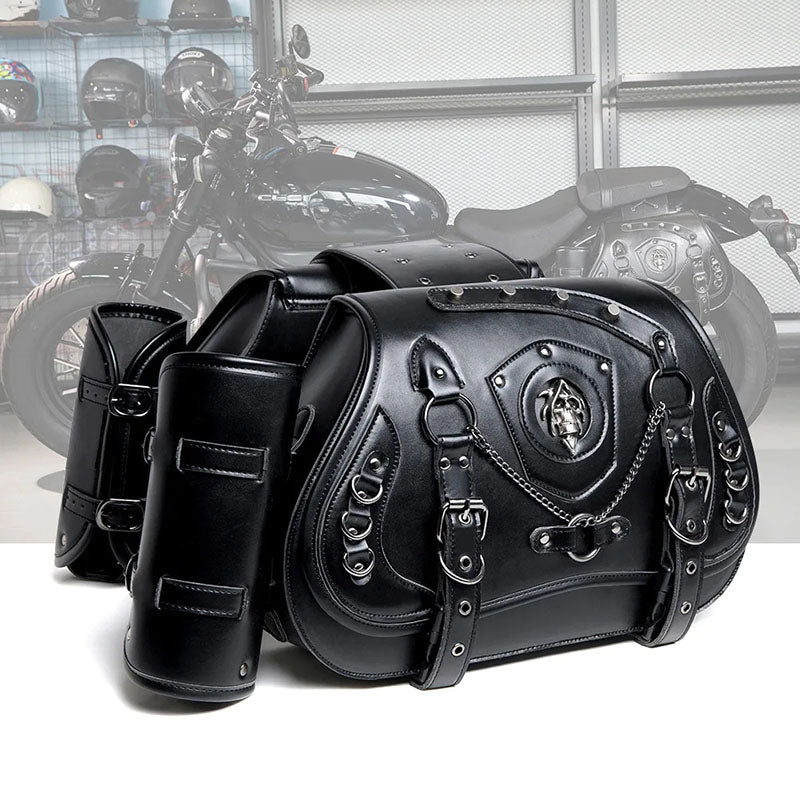 Steampunk Skull Motorcycle Bag