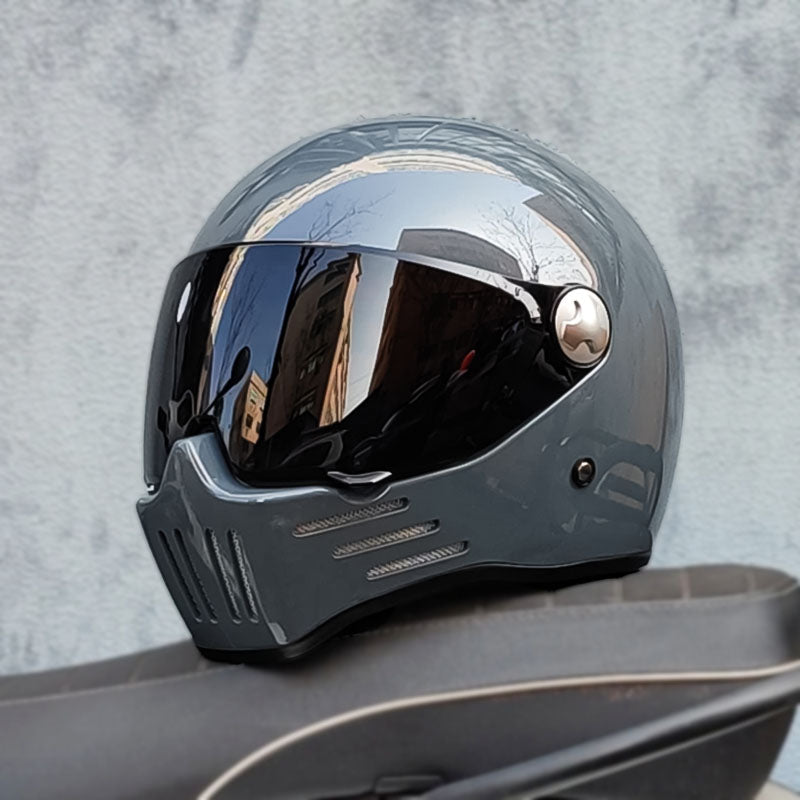 Full Face Cruiser Motorcycle Helmet | Dark Visor - DOT Approved