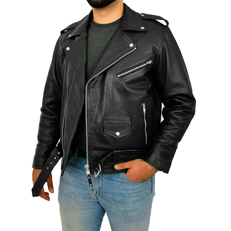 Classic Windproof PU Motorcycle Jacket