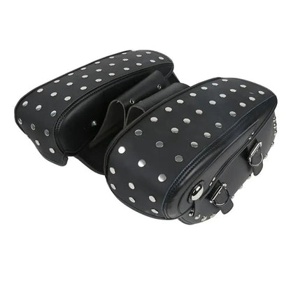 Rivet-Style 50L Motorcycle Saddlebags – Universal Tool Bag