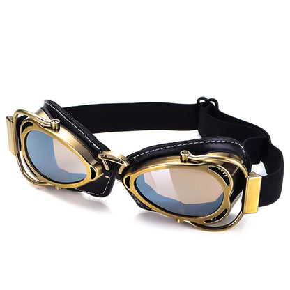 Old School Biker Goggles