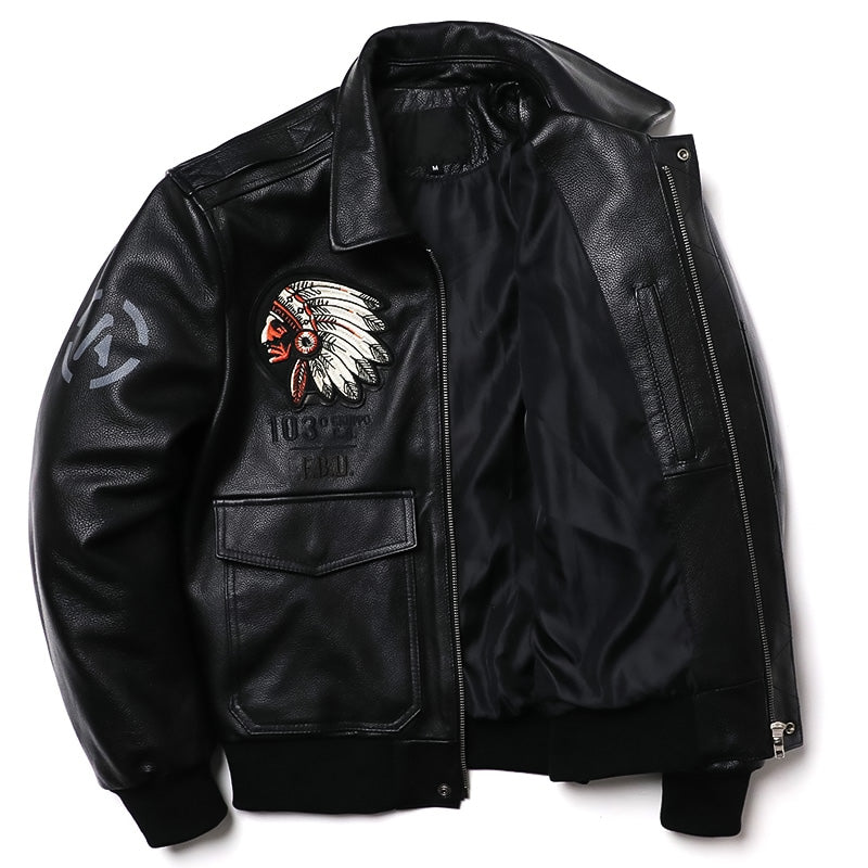 Leather jackets deals with embroidery