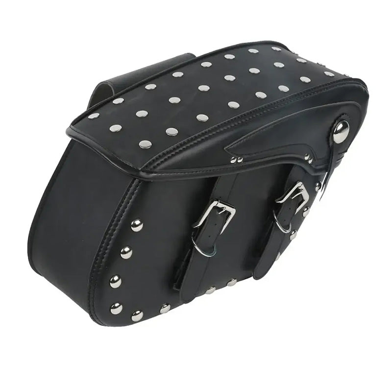 Rivet-Style 50L Motorcycle Saddlebags – Universal Tool Bag