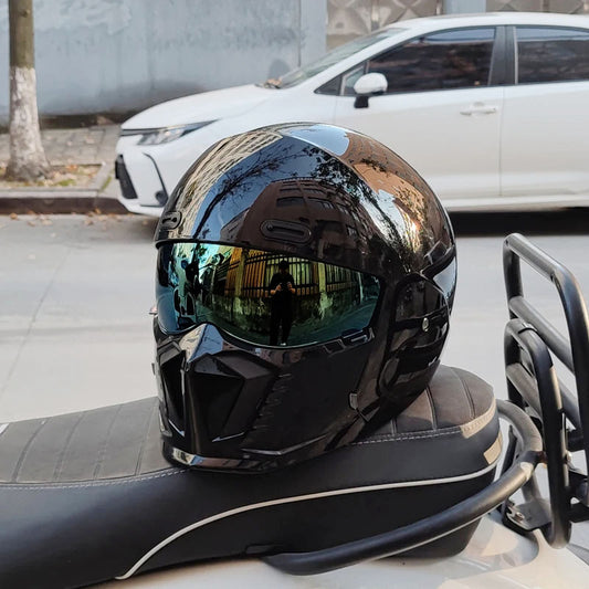 Retro Pilot Motorcycle Helmet – DOT Safety, Timeless Look