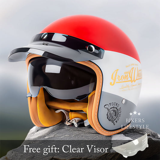 Timeless Motorcycle Helmet - DOT and ECE Approved