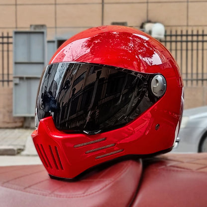 Full Face Cruiser Motorcycle Helmet | Dark Visor - DOT Approved