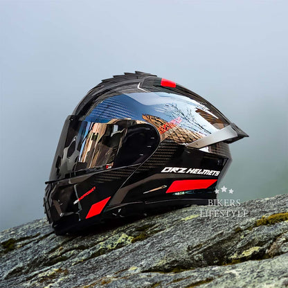 Dual-Lens Modular Helmet ORZ – DOT and ECE Approved (Recall)