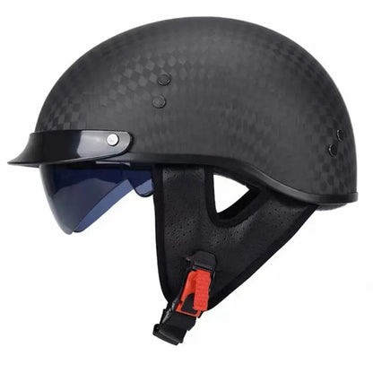 Classic Carbon Fiber Half Helmet
