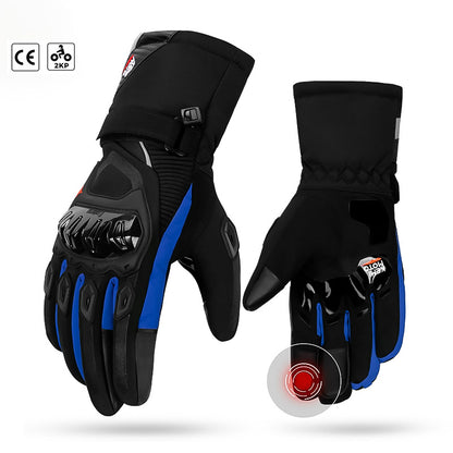 Waterproof Winter Motorcycle Gloves | CE & 2KP Approved