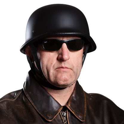 German Style Motorcycle Half Face Helmet | DOT Approved