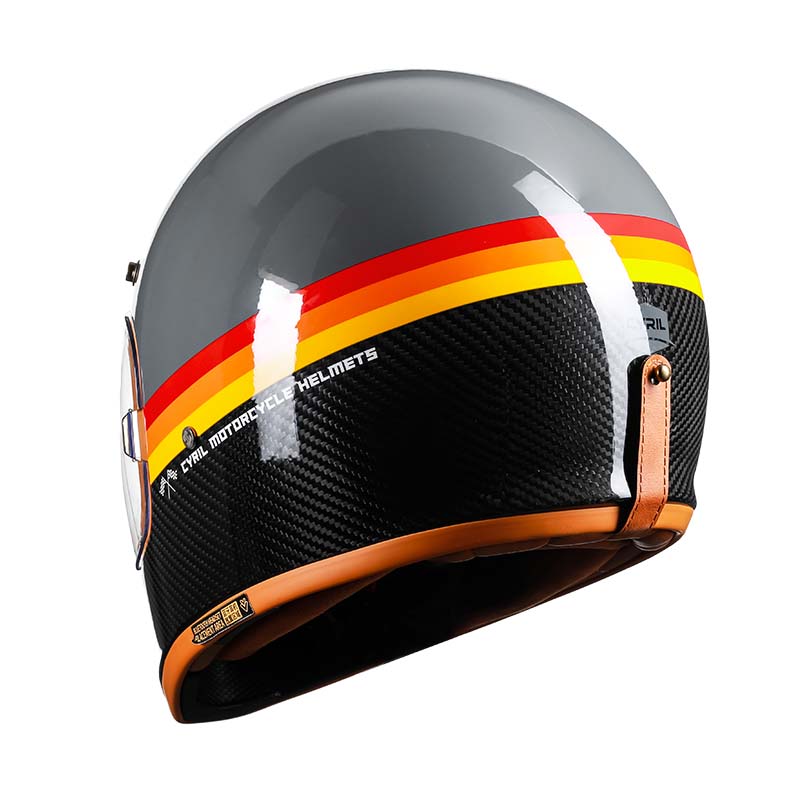Carbon Fiber Full Face Motorcycle Helmet | F380G