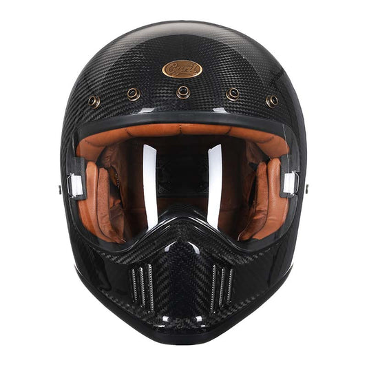 Carbon Fiber Full Face Motorcycle Helmet | F380VB