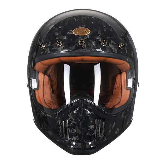 Carbon Fiber Full Face Motorcycle Helmet | F385GB