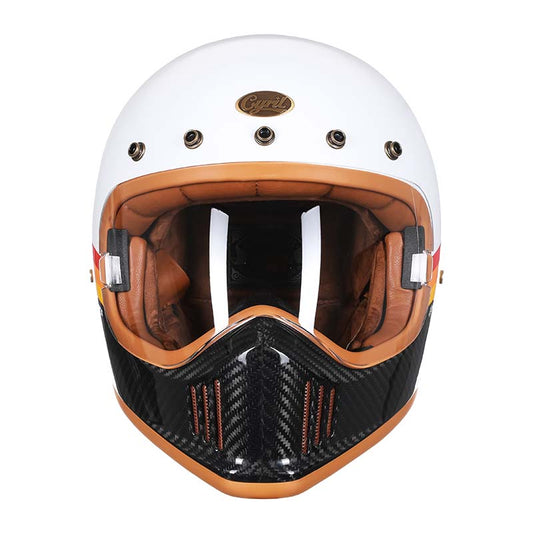 Carbon Fiber Full Face Motorcycle Helmet | F383W