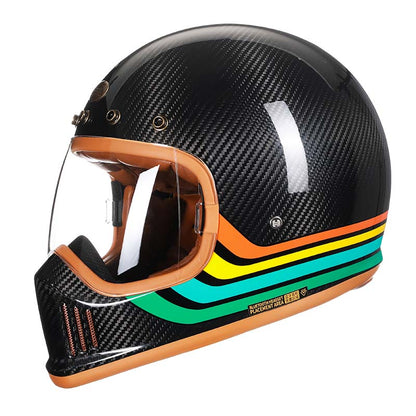 Carbon Fiber Full Face Motorcycle Helmet | F389TS