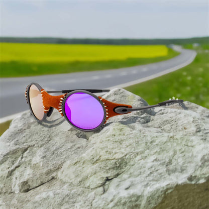 RetroSteampunk Polarized UV400 Sunglasses