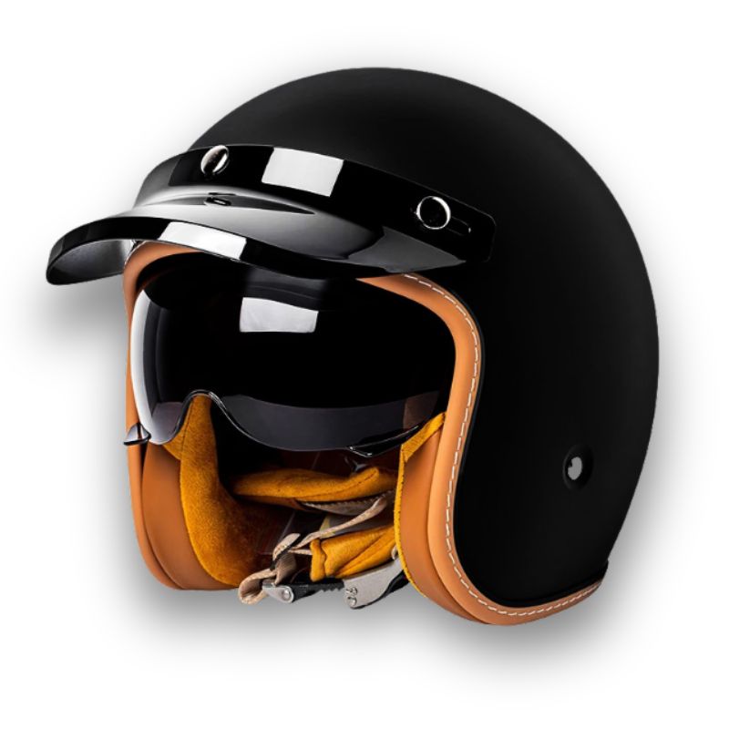 Timeless Motorcycle Helmet - matte black