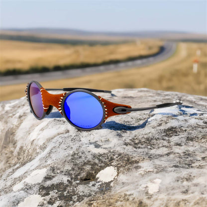 RetroSteampunk Polarized UV400 Sunglasses