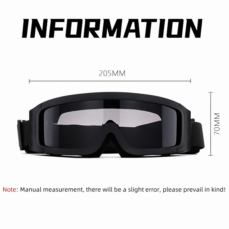 Anti-Fog and Fit Over Glasses Motorcycle Goggles