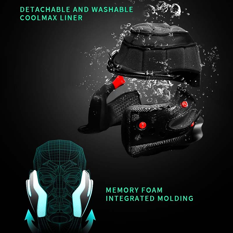 Lightweight Carbon Fiber AH018 Full Face Motorcycle Helmet | DOT ECE Approved