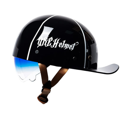 Motorcycle Baseball Helmet - DOT approved - style 10