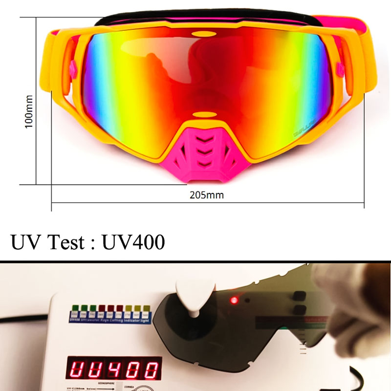 Photochromic Off-Road MX Goggles - UV400 Dirt Bike Eyewear