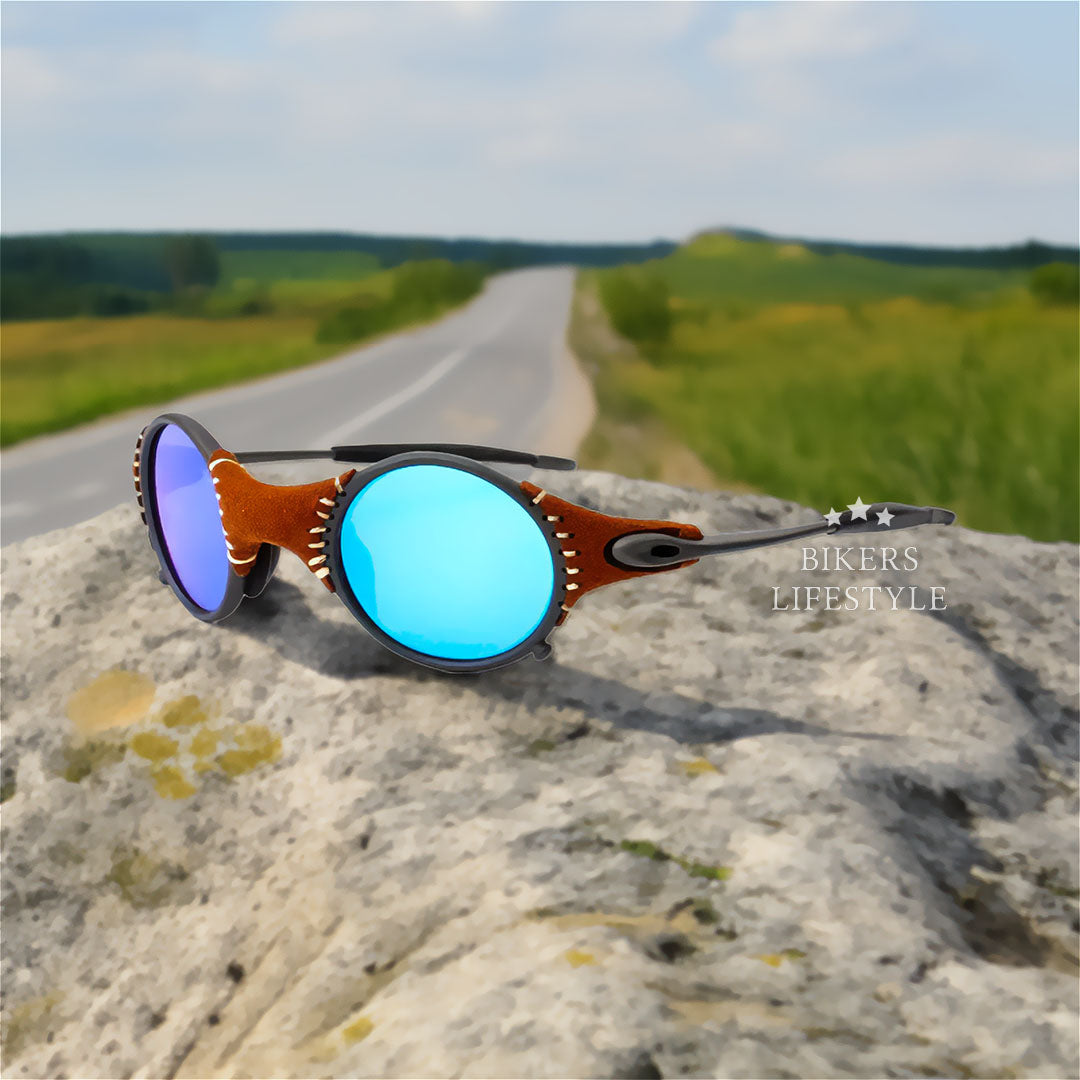 RetroSteampunk Polarized UV400 Sunglasses