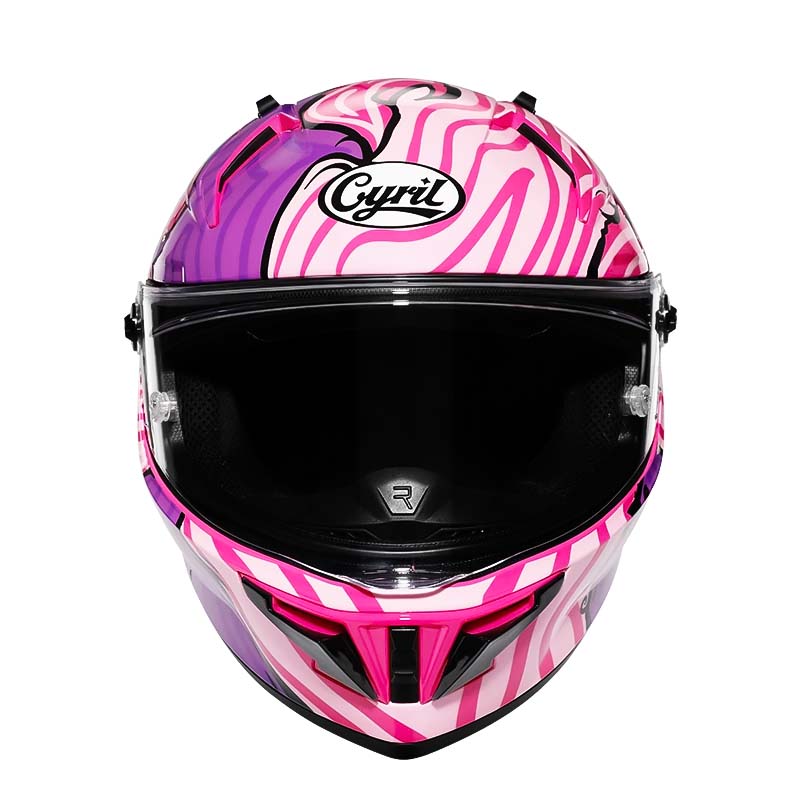 Pink Queen Full Face Motorcycle Helmet