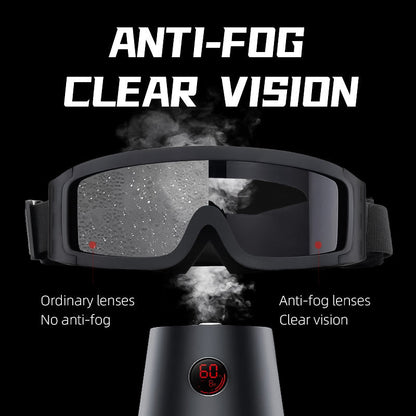 Anti-Fog and Fit Over Glasses Motorcycle Goggles