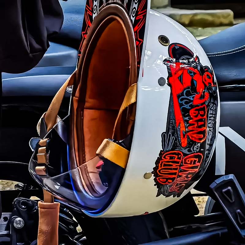 model 2 for Motorcycle Baseball Helmet - DOT approved