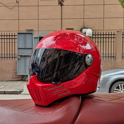 Full Face Cruiser Motorcycle Helmet | Bikerslifestyle - DOT Approved