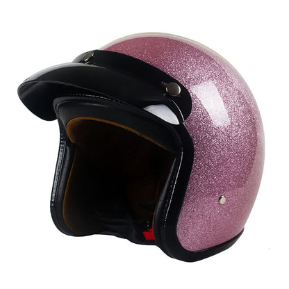 Retro Cruiser DOT Certified Lightweight Open Face Helmet