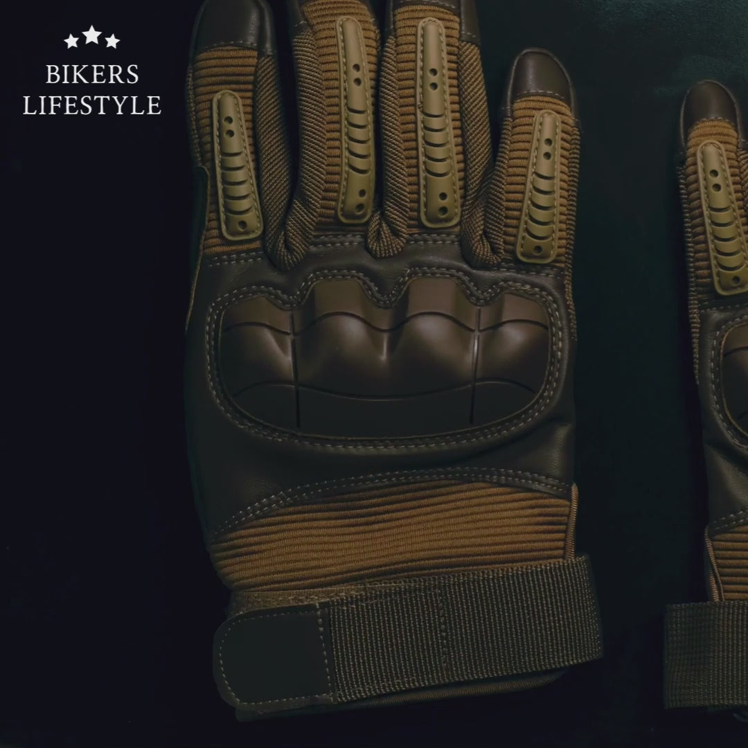 Video tactical motorcycle gloves
