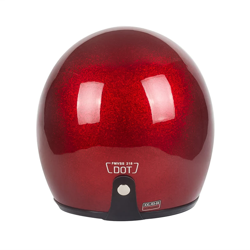 Retro Cruiser DOT Certified Lightweight Open Face Helmet (Recall)