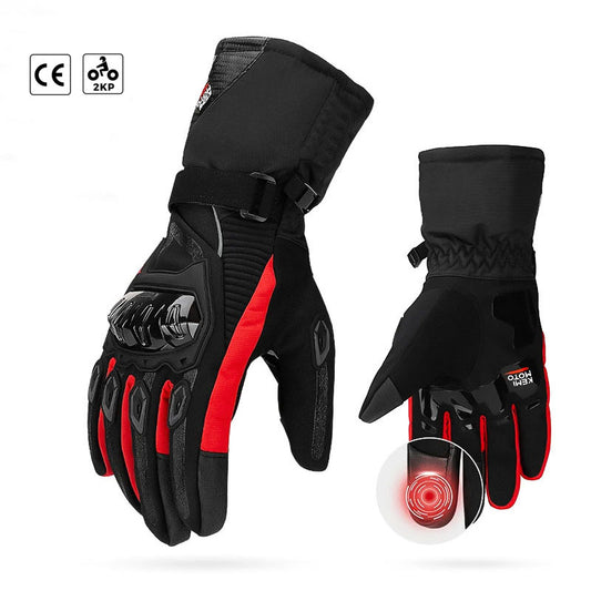 Gants de moto imperméables pour l'hiver | Homologués CE et 2KP 