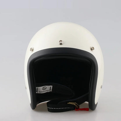 Low Profile Vintage Motorcycle Helmet - DOT and ECE Approved